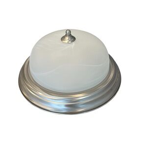 Thomas Lighting 13' Ceiling Light Flush Mount Silver Brushed Nickle